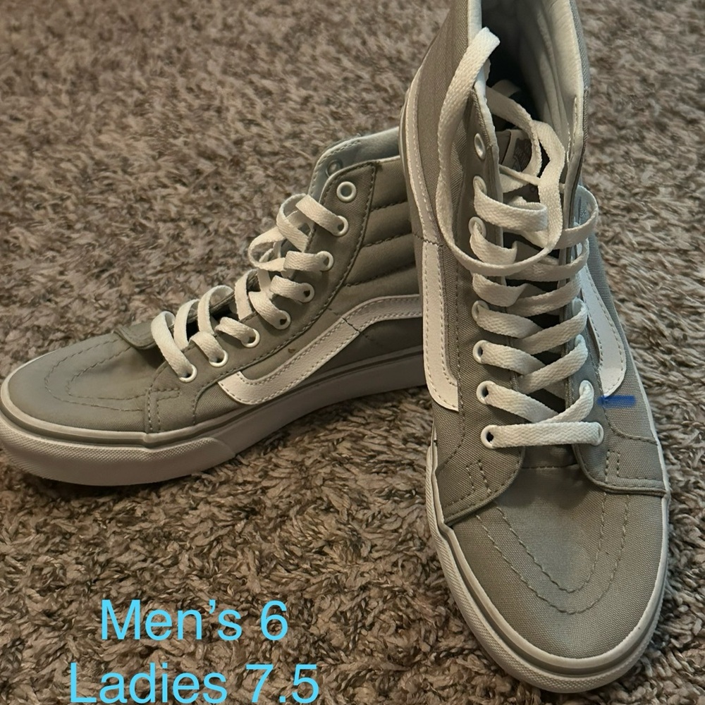 Vans Gray High-Top Sneakers